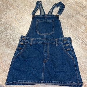 Forever 21 Jean Overall Dress